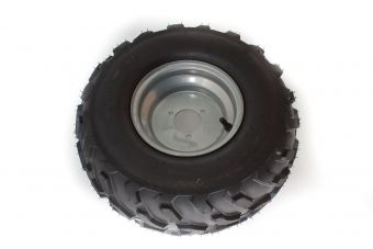 spare parts type Hjul 7" Fram Vänster Silver, Bultcirkel 3/60 Silver (Fälg+Däck 16x8-7)  - ATV 90, ATV 50  från ,