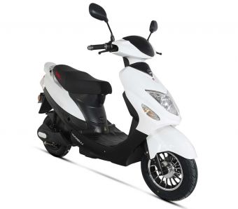 Moped från Viarelli, Enzero i snygg Vit 1